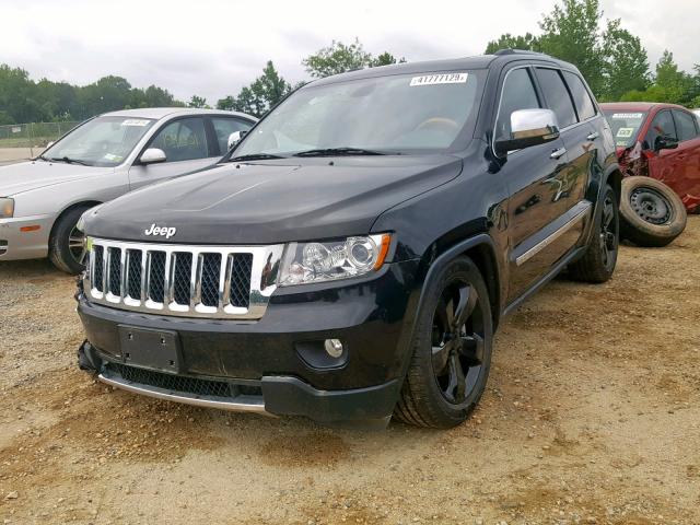 1C4RJFCG9CC289074 - 2012 JEEP GRAND CHER BLACK photo 2