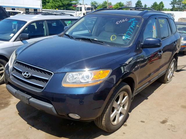 5NMSH73E19H325240 - 2009 HYUNDAI SANTA FE S BLUE photo 2