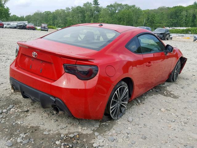 JF1ZNAA14D2724280 - 2013 TOYOTA SCION FR-S RED photo 4