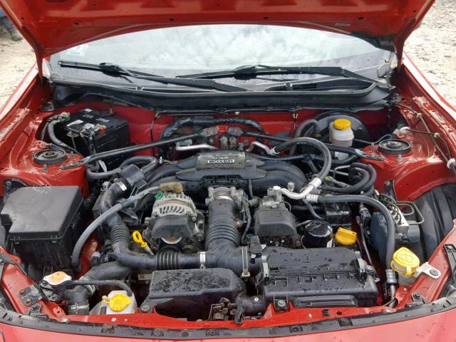 JF1ZNAA14D2724280 - 2013 TOYOTA SCION FR-S RED photo 7