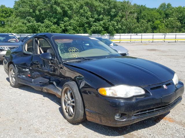 2G1WX12K939150511 - 2003 CHEVROLET MONTE CARL BLACK photo 1