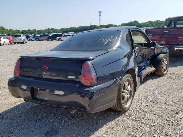 2G1WX12K939150511 - 2003 CHEVROLET MONTE CARL BLACK photo 4