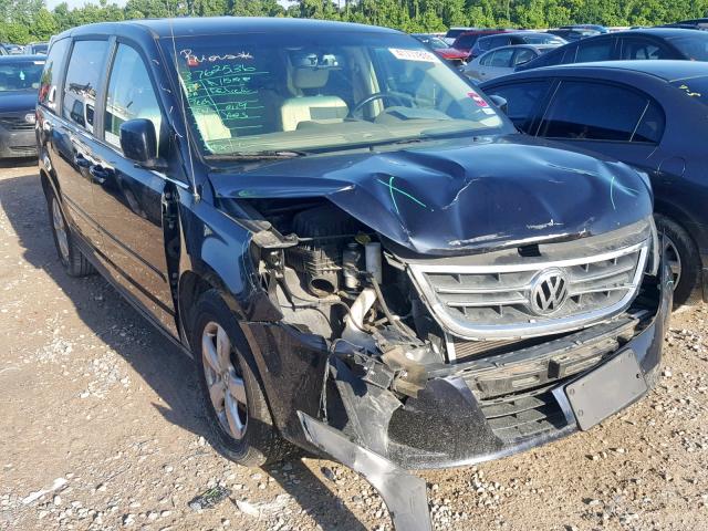 2V4RW3D18AR167245 - 2010 VOLKSWAGEN ROUTAN SE BLACK photo 1