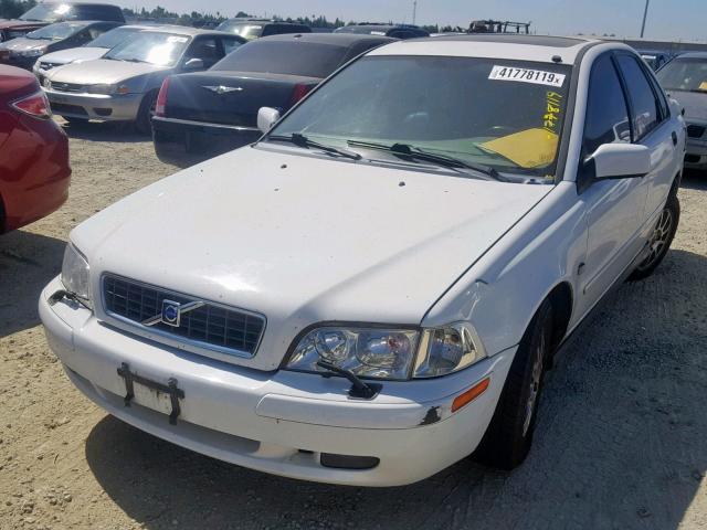 YV1VS27524F099320 - 2004 VOLVO S40 1.9T WHITE photo 2