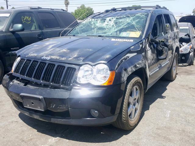 1J8GR48K19C537711 - 2009 JEEP GRAND CHER BLACK photo 2