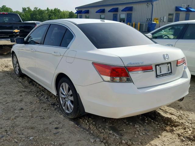 1HGCP2F89CA110188 - 2012 HONDA ACCORD EXL WHITE photo 3