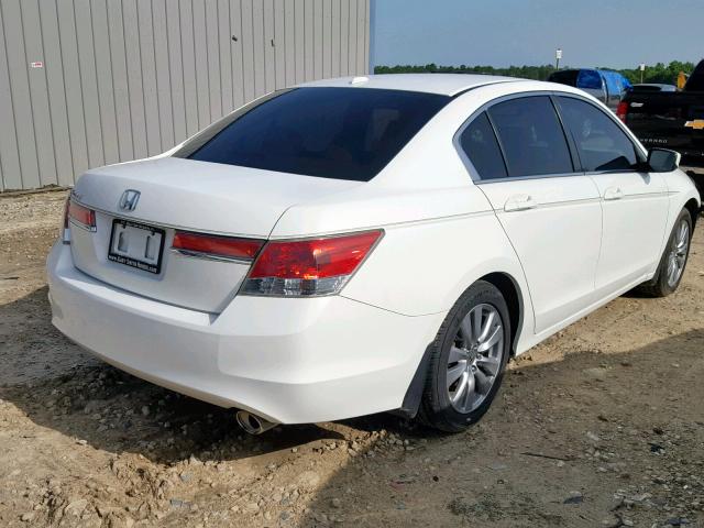 1HGCP2F89CA110188 - 2012 HONDA ACCORD EXL WHITE photo 4