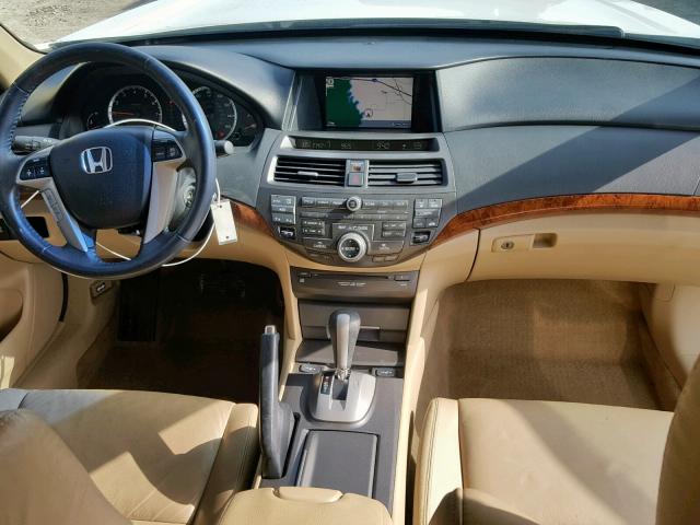 1HGCP2F89CA110188 - 2012 HONDA ACCORD EXL WHITE photo 9