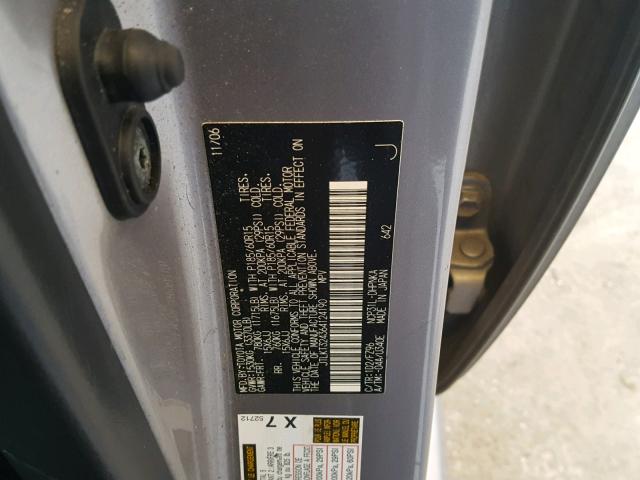 JTLKT324364124190 - 2006 TOYOTA SCION XB Күміс фото 10