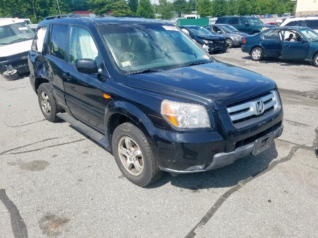 5FNYF18328B051762 - 2008 HONDA PILOT SE BLACK photo 1