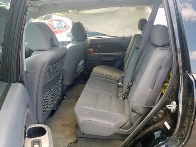 5FNYF18328B051762 - 2008 HONDA PILOT SE BLACK photo 6