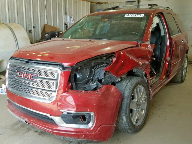 1GKKVTKD4DJ215669 - 2013 GMC ACADIA DEN RED photo 2