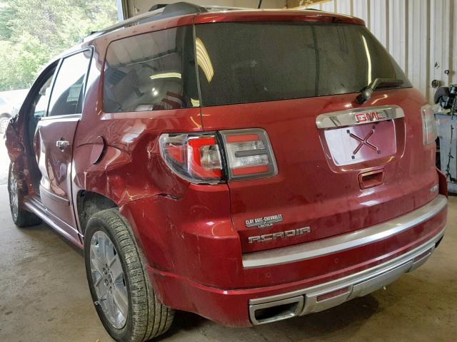 1GKKVTKD4DJ215669 - 2013 GMC ACADIA DEN RED photo 3