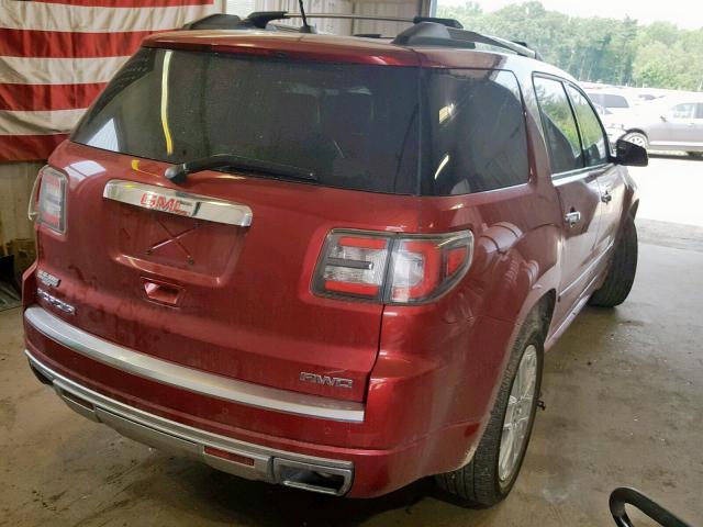 1GKKVTKD4DJ215669 - 2013 GMC ACADIA DEN RED photo 4