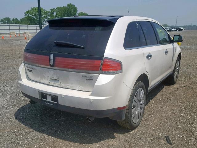 2LMDU88CX9BJ05269 - 2009 LINCOLN MKX WHITE photo 4