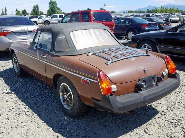 GHN5UL473719G - 1979 MG MGB CONVER BROWN photo 3