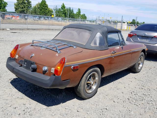 GHN5UL473719G - 1979 MG MGB CONVER BROWN photo 4