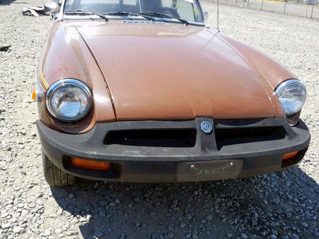 GHN5UL473719G - 1979 MG MGB CONVER BROWN photo 9