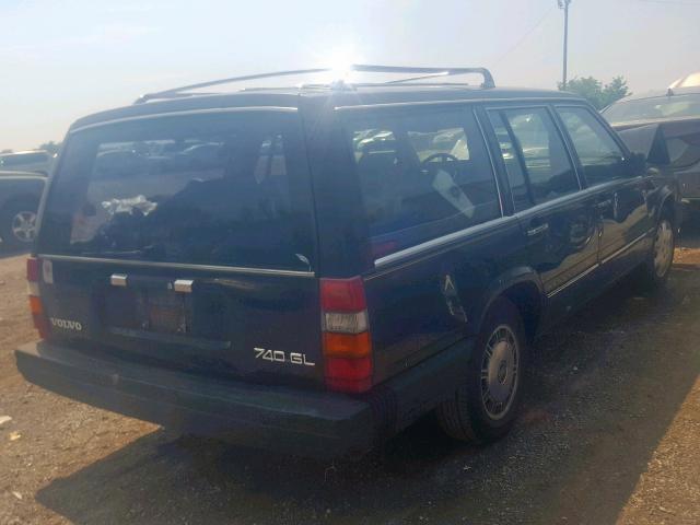 YV1FX8851K2223301 - 1989 VOLVO 740 GL BLACK photo 4