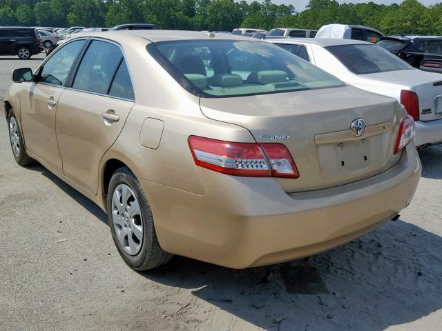 4T1BF3EK5BU123416 - 2011 TOYOTA CAMRY BASE TAN photo 3