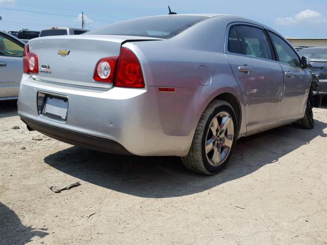 1G1ZC5EB3AF292773 - 2010 CHEVROLET MALIBU 1LT SILVER photo 4