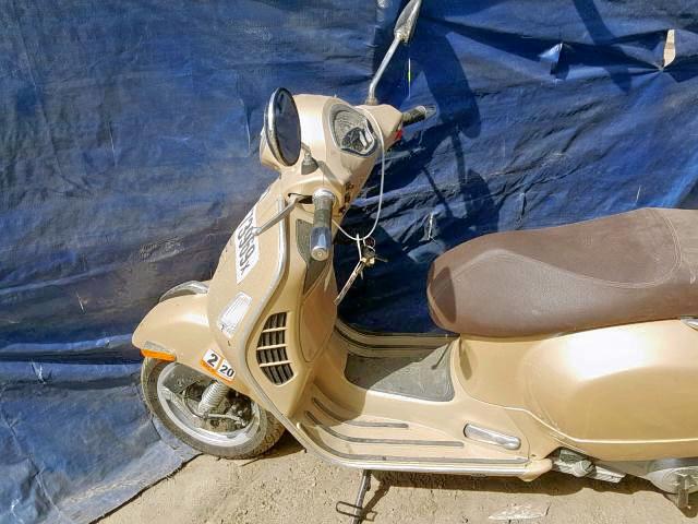 ZAPMA39L4K5100443 - 2019 VESPA MOPED GOLD photo 9