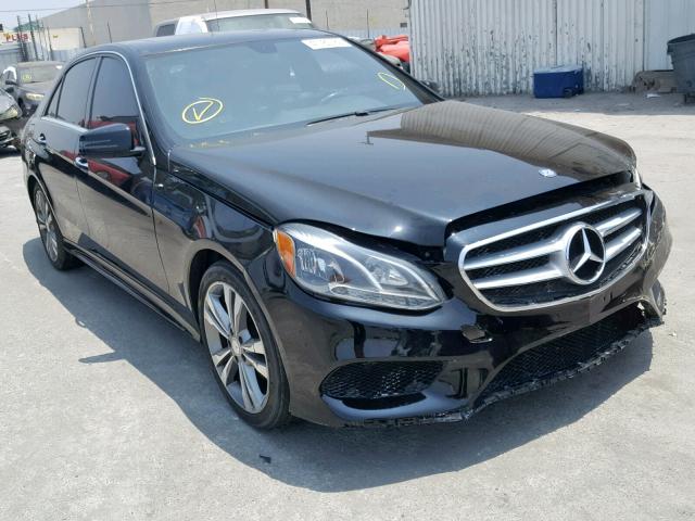 WDDHF5KBXGB173316 - 2016 MERCEDES-BENZ E 350 BLACK photo 1