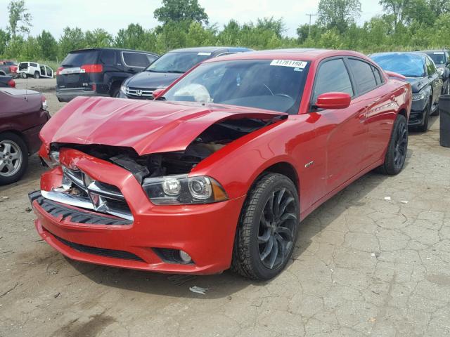 2C3CDXDT1CH306062 - 2012 DODGE CHARGER R/ RED photo 2