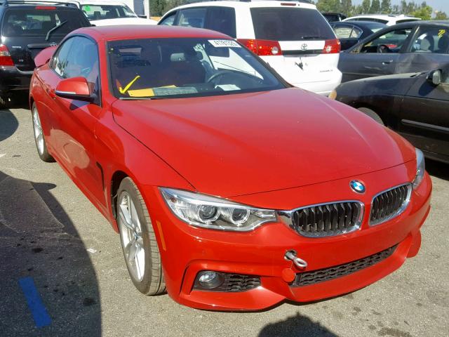 WBA3V7C59G5A25121 - 2016 BMW 428 I RED photo 1