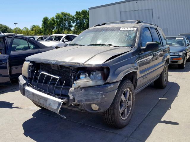 1J4GW48S24C159403 - 2004 JEEP GRAND CHER 灰色 照片 2