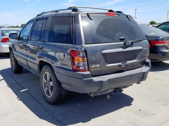 1J4GW48S24C159403 - 2004 JEEP GRAND CHER 灰色 照片 3