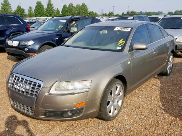 WAUDH74F16N131934 - 2006 AUDI A6 3.2 QUA BROWN photo 2