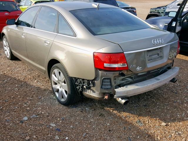 WAUDH74F16N131934 - 2006 AUDI A6 3.2 QUA BROWN photo 3