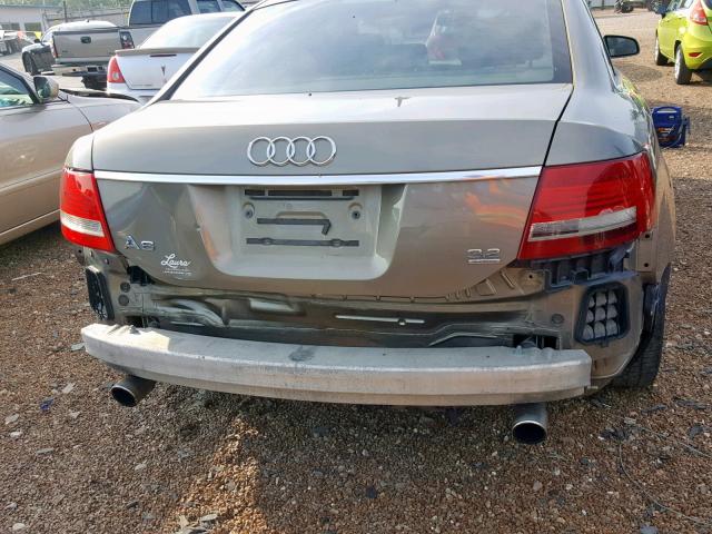 WAUDH74F16N131934 - 2006 AUDI A6 3.2 QUA BROWN photo 9