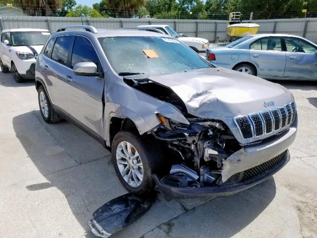 1C4PJLCB0KD296983 - 2019 JEEP CHEROKEE L SILVER photo 1