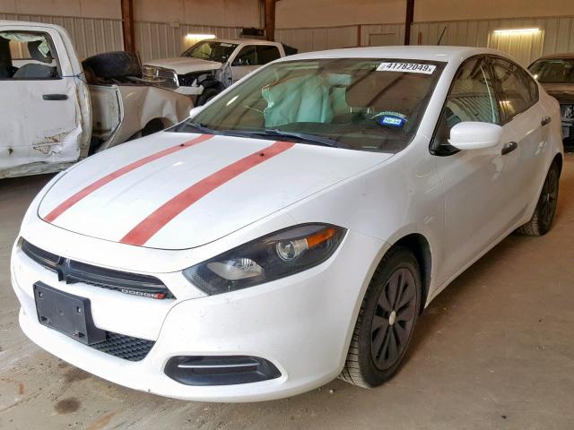 1C3CDFBB9ED857912 - 2014 DODGE DART SXT WHITE photo 2