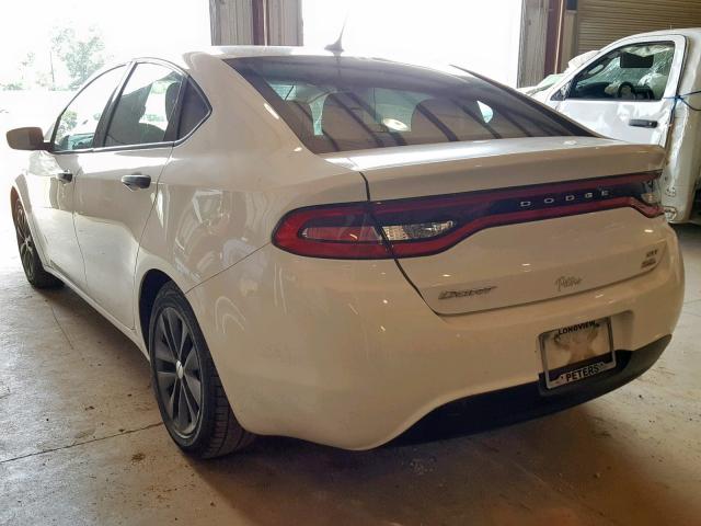 1C3CDFBB9ED857912 - 2014 DODGE DART SXT WHITE photo 3