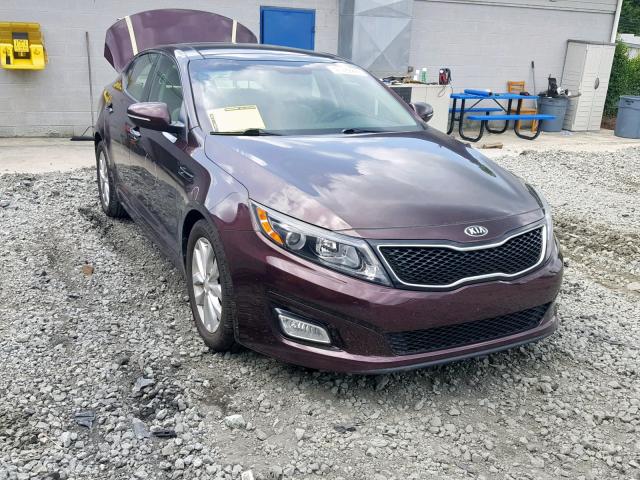 5XXGN4A73FG441762 - 2015 KIA OPTIMA EX RED photo 1