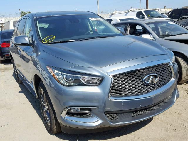 5N1DL0MM9KC513766 - 2019 INFINITI QX60 LUXE BLUE photo 1