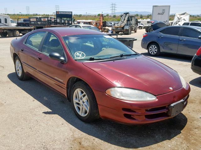 2B3HD46R3YH248627 - 2000 DODGE INTREPID BURGUNDY photo 1