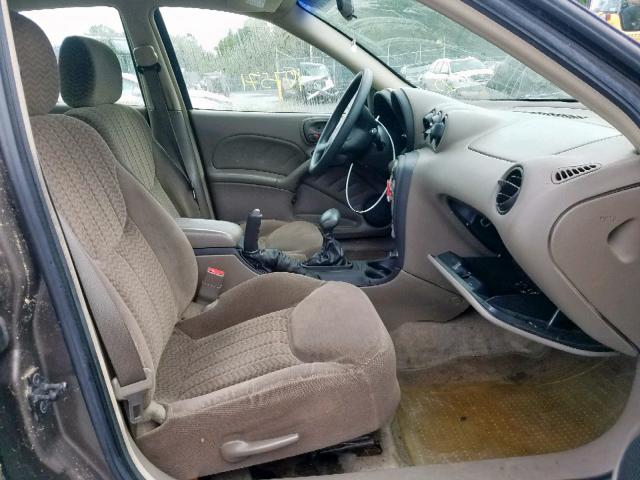 1G2NF52E32M660219 - 2002 PONTIAC GRAND AM S BROWN photo 5