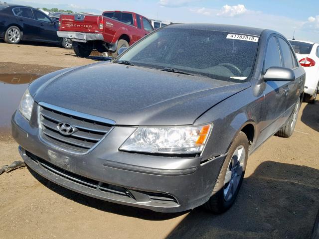 5NPET46CX9H568570 - 2009 HYUNDAI SONATA GLS CHARCOAL photo 2