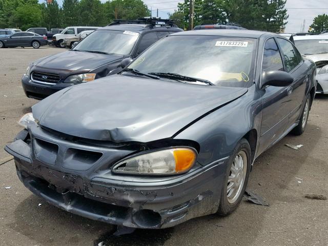 1G2NE52F93C216877 - 2003 PONTIAC GRAND AM S GRAY photo 2