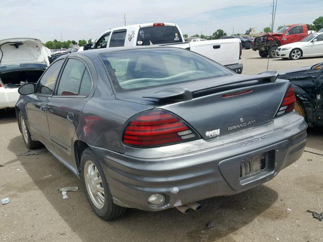 1G2NE52F93C216877 - 2003 PONTIAC GRAND AM S GRAY photo 3