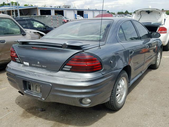 1G2NE52F93C216877 - 2003 PONTIAC GRAND AM S GRAY photo 4