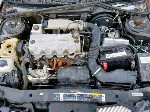 1G8ZH54862Z175455 - 2002 SATURN SL1 GRAY photo 7