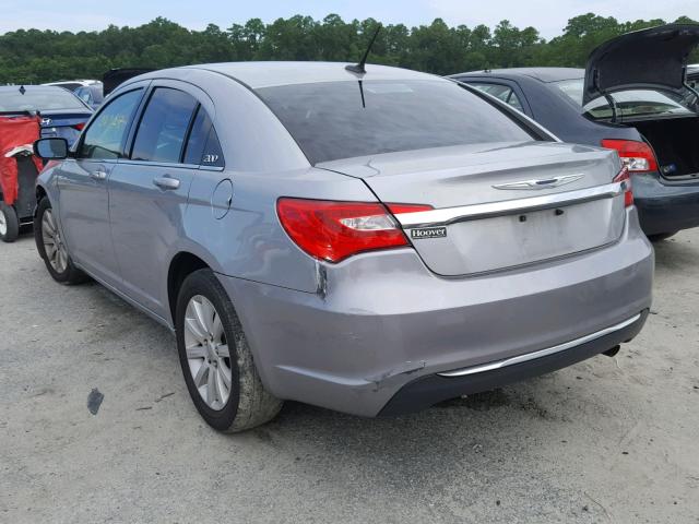 1C3CCBBBXEN191228 - 2014 CHRYSLER 200 TOURIN GRAY photo 3