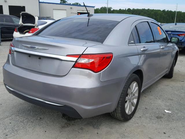 1C3CCBBBXEN191228 - 2014 CHRYSLER 200 TOURIN GRAY photo 4