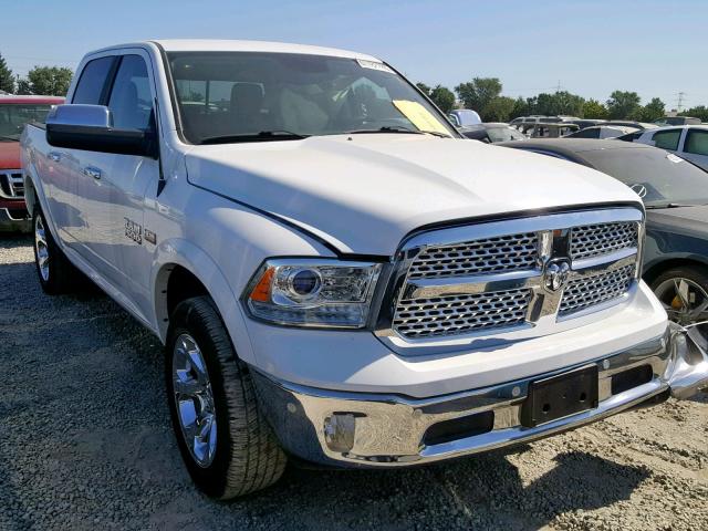 1C6RR7NT6JS230969 - 2018 RAM 1500 LARAM WHITE photo 1