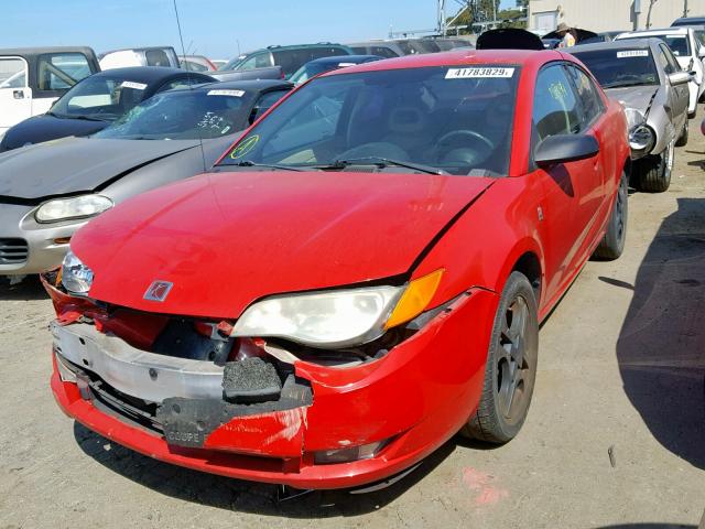 1G8AW12FX4Z185468 - 2004 SATURN ION LEVEL RED photo 2